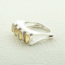 Pretty Looks ! Citrine Gemstone Designer Silver Ring