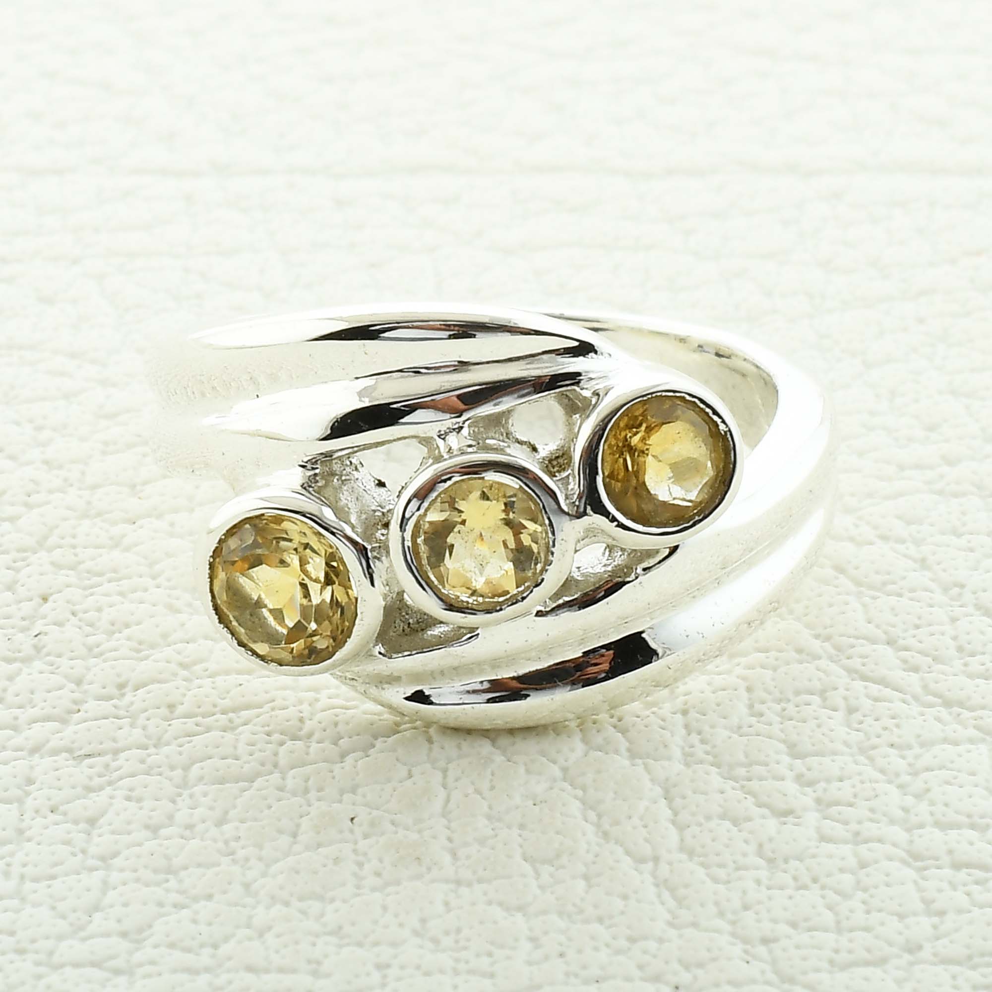 Citrine Sterling Silver Ring