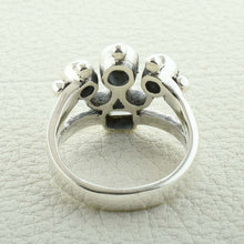 Blue Topaz Gemstone Unisex Ring