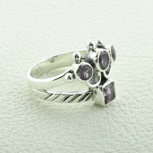 Amethyst Gemstone Sterling Silver Ring