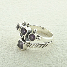 Amethyst Gemstone Sterling Silver Ring