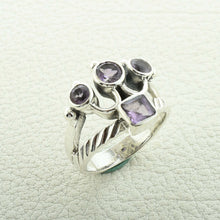 Amethyst Gemstone Sterling Silver Ring
