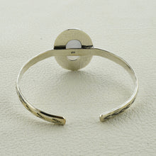 Chalcedony Sterling Silver Cuff Bangle