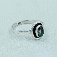 Dazzling Mystic Quartz Silver Ring