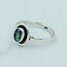 Dazzling Mystic Quartz Silver Ring