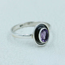 Amethyst Silver Women Ring