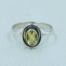 Natural Citrine Sterling Silver Ring