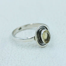 Natural Citrine Sterling Silver Ring