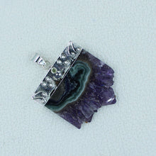 Amethyst Stalactites Sterling Silver Pendant
