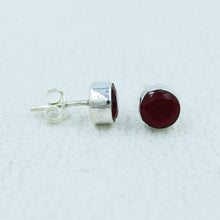 Ruby and Emerald Studs Earrings - 12 Pair Jewelry