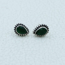 Emerald, Ruby, Sapphire Stud Earrings - 12 Pair Stud Jewelry