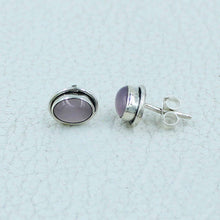 12 Pair Gemstone Cabochon Studs Earrings