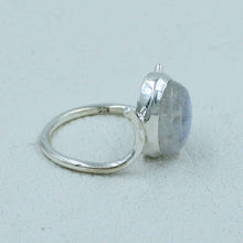 Gorgeous Blue Rainbow Moonstone Gift Ring