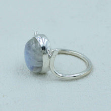 Gorgeous Blue Rainbow Moonstone Gift Ring