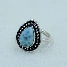 Gorgeous larimar ring - Unisex Larimar Ring