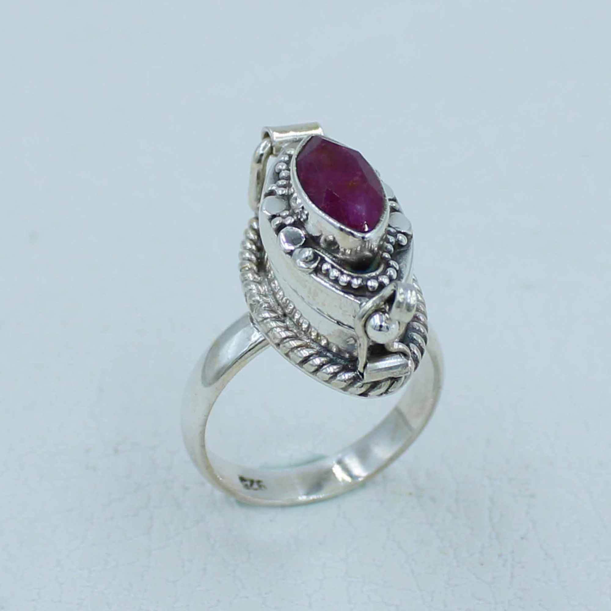 Ruby Gemstone 925 Silver Jewelry