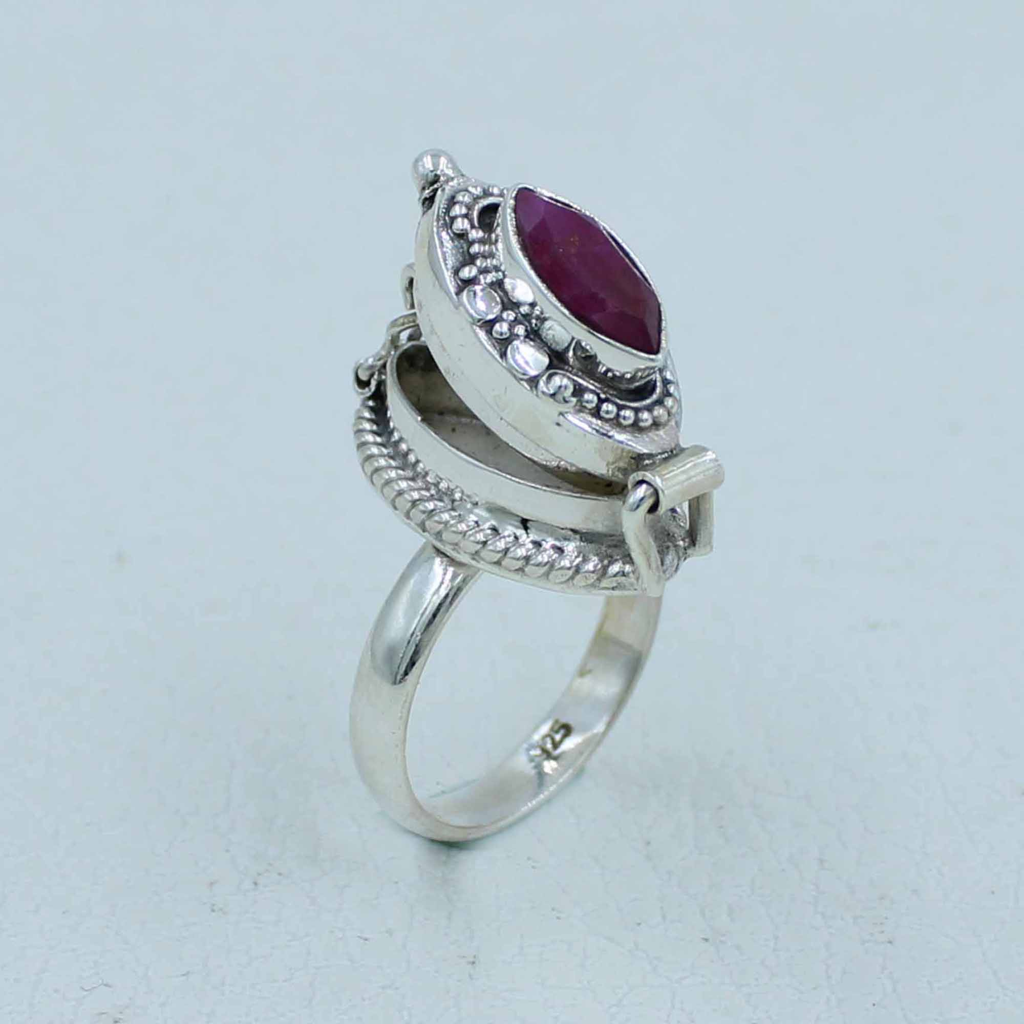 Ruby Gemstone 925 Silver Jewelry