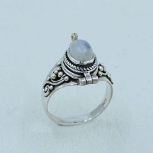 Moonstone Sterling Silver Box Ring