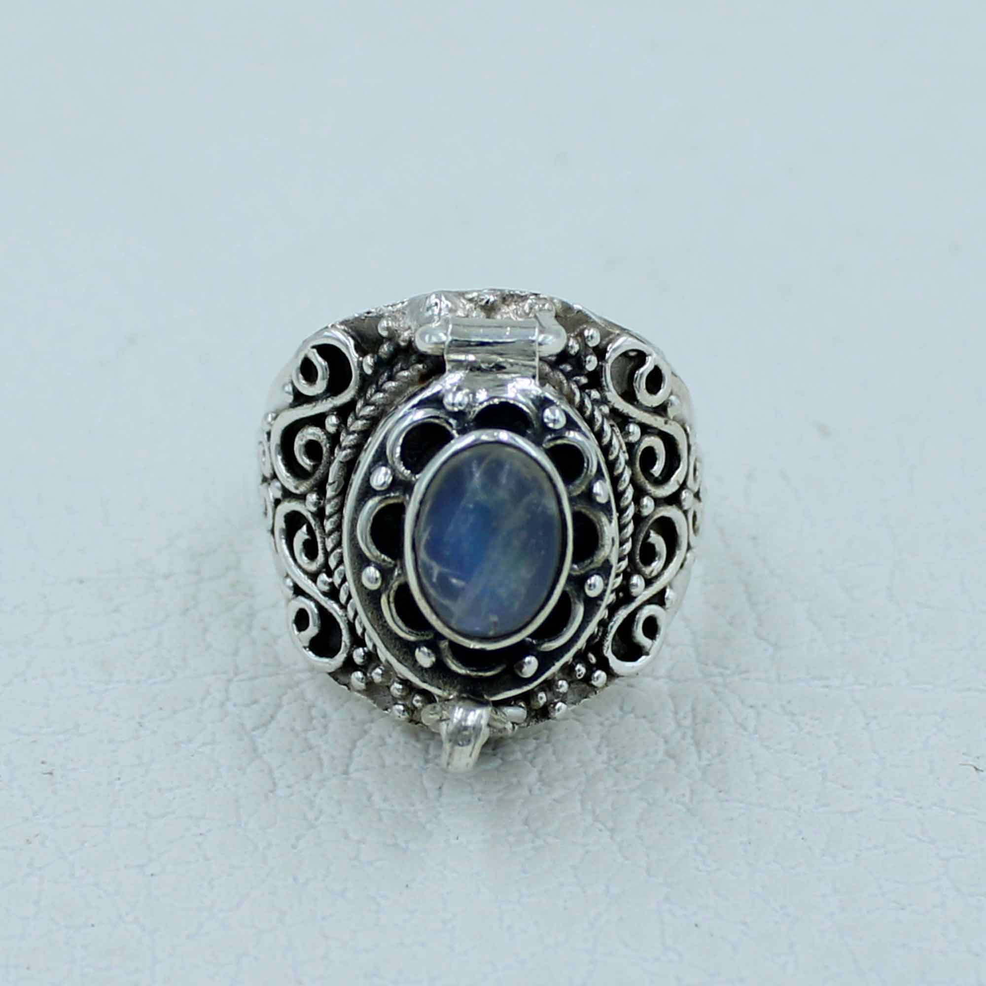 Moonstone Sterling Silver Ring - Poison Jewelry