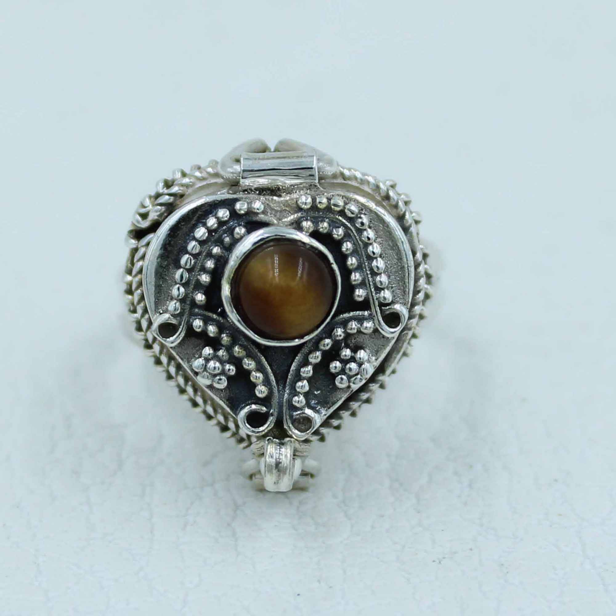 Tiger Eye 925 Silver Poison Jewelry