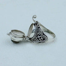 Blue Labradorite Sterling Silver Box Ring