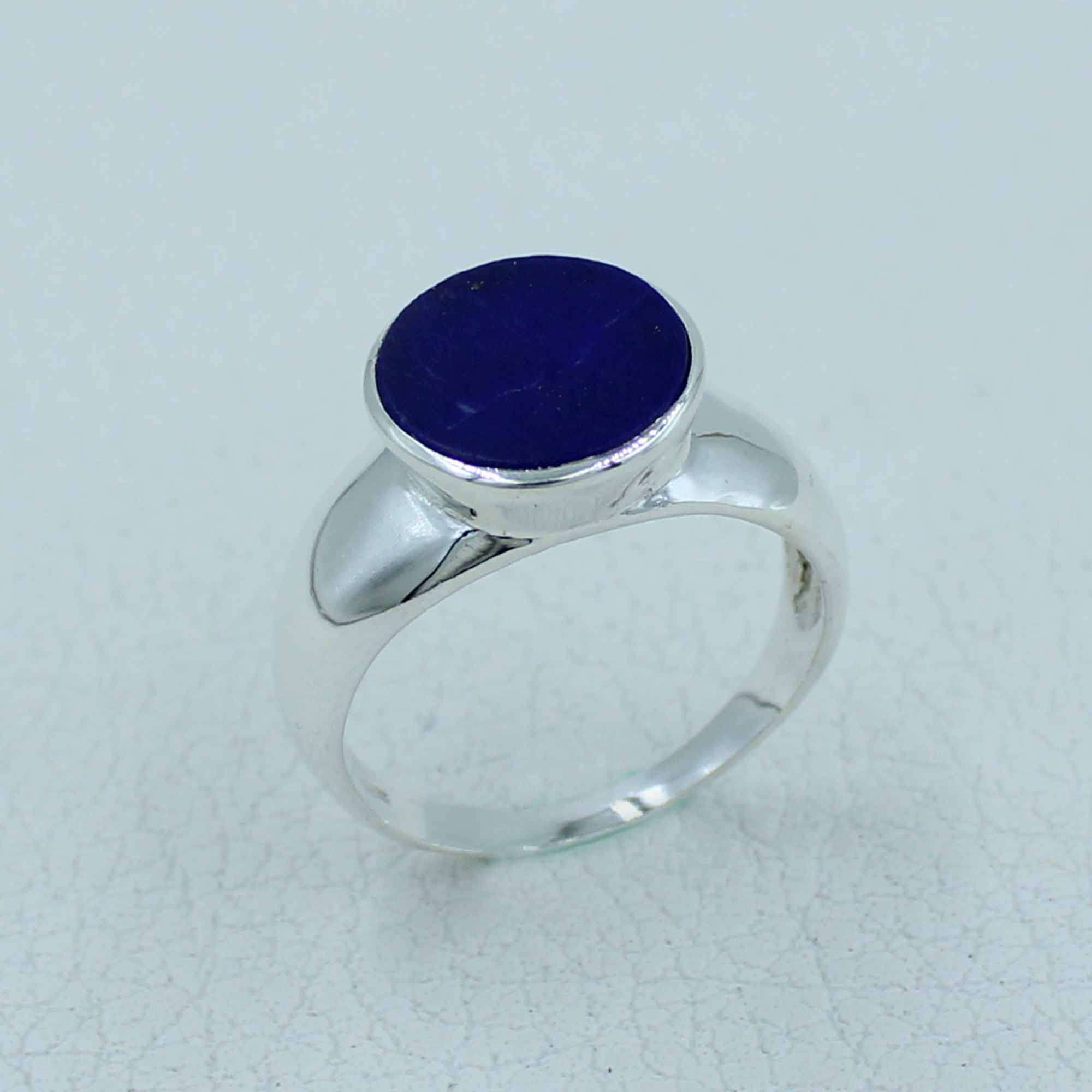 Lapis Ring 9 - Sterling Silver Lapis Ring