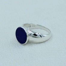 Lapis Ring 9 - Sterling Silver Lapis Ring