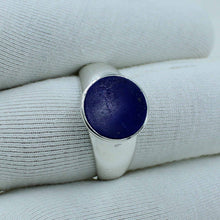 Lapis Ring 9 - Sterling Silver Lapis Ring