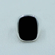 Onyx Ring Size 8 thru 11 Onyx Mens Ring
