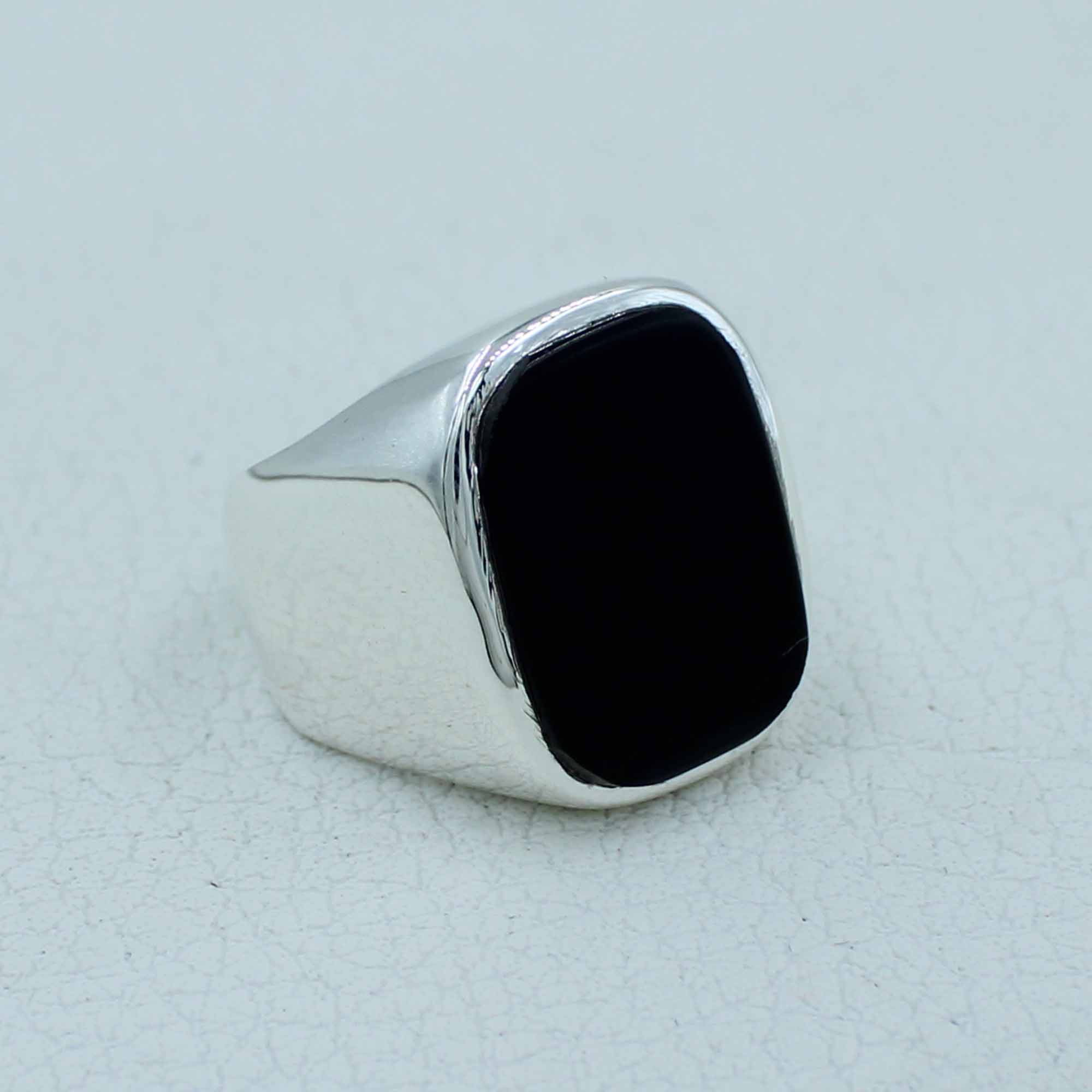 Onyx Ring Size 8 thru 11 Onyx Mens Ring