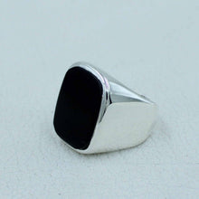 Onyx Ring Size 8 thru 11 Onyx Mens Ring