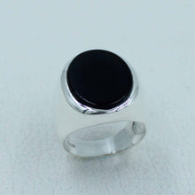 Onyx Jewelry - 925 Silver Onyx Ring, Onyx Ring Size 11