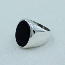 Onyx Jewelry - 925 Silver Onyx Ring, Onyx Ring Size 11
