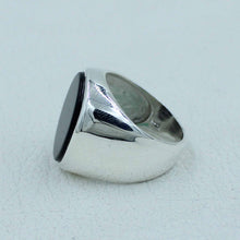 Onyx Jewelry - 925 Silver Onyx Ring, Onyx Ring Size 11