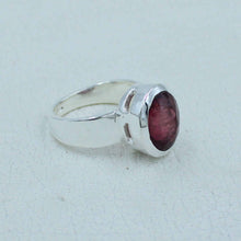 Pink Tourmaline Engagement Ring - Deep Pink Tourmaline