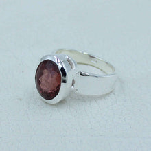 Pink Tourmaline Engagement Ring - Deep Pink Tourmaline