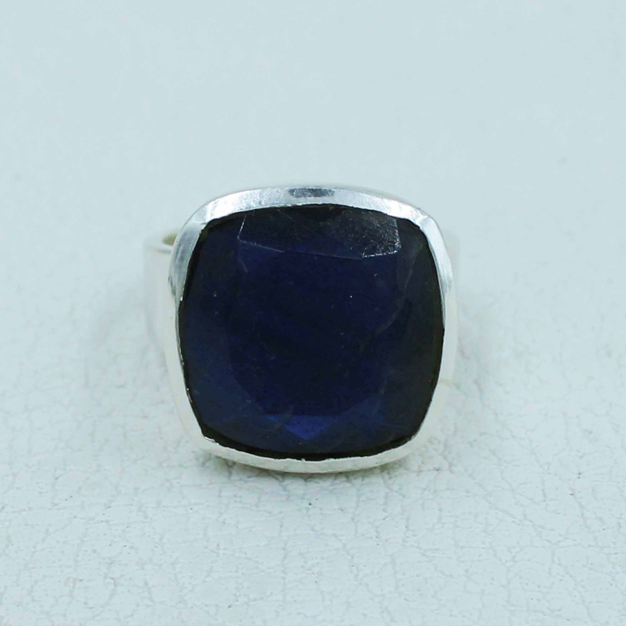 Labradorite Sterling Silver Ring - Labrdorite Mens Ring