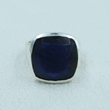 Labradorite Sterling Silver Ring - Labrdorite Mens Ring