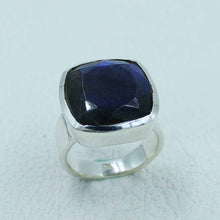 Labradorite Sterling Silver Ring - Labrdorite Mens Ring