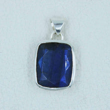 Faceted Blue Labradorite Pendant