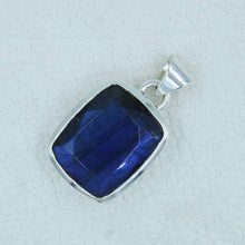 Faceted Blue Labradorite Pendant
