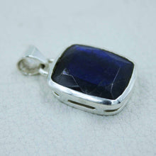 Faceted Blue Labradorite Pendant