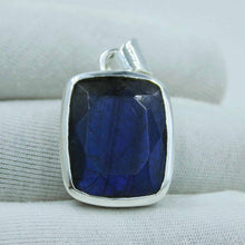 Faceted Blue Labradorite Pendant