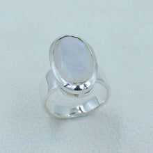 Blue Moonstone Women Ring - 925 Silver Made Jewelry