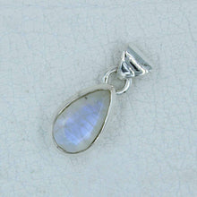 Faceted Moonstone Sterling Silver Pendant