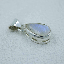 Faceted Moonstone Sterling Silver Pendant