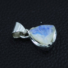 Trillion Moonstone Sterling Silver Pendant