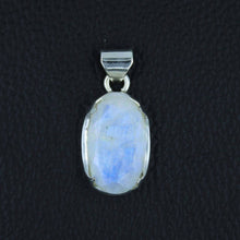 Faceted Moonstone Silver Pendant
