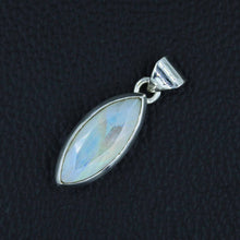 Electric Fire Moonstone Silver Pendant