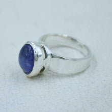 Tanzanite Cabochon Ring Size 8 - December Birthstone